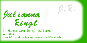 julianna ringl business card